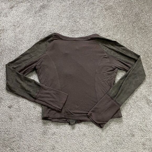 Miilla Outerwear Jacket Womens Medium Brown Full Zip Long Sleeve Stretch Casual - Picture 2 of 11